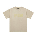Fog Essentials T Shirts Spring/Summer FOG Season 9 Letter Crew Neck Short Sleeves