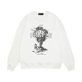 Purple Brand Sweatshirt Loose Crew Neck Sweater