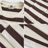 Men T-shirt Summer Loose Short Sleeves T-shirt Casual Versatile Half Sleeve