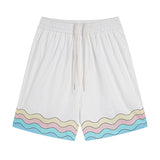 Casablanca Shirts And Shorts 2 Pieces Set Summer Casual Waves