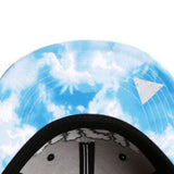 Trendy flat brimmed hat adjustable spring autum