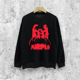Purple Brand Sweatshirt Loose Crew Neck Sweater
