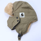 Carhartt Hat Thickened Fleece Cold-proof Cotton Cap