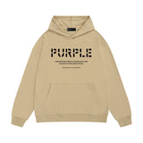 Purple Brand Hoodie Fashion Loose Hooded Sweater