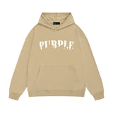 Purple Brand Hoodie Fashion Loose Hooded Sweater