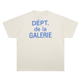 Gallery Dept T-Shirt Alphabet Slogan Short Sleeve T-Shirt