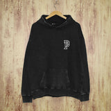 Purple Brand Distressed Hoodie Fashion Old Loose Hooded Sweater