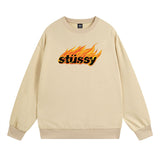 Stussy Sweatshirts Crew Neck Fleece Sweater