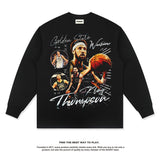 Nba Long Sleeve Shirt Men's and Women's Cotton Long Sleeve T-shirt