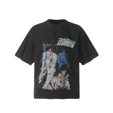 ERD T Shirts Loose Short Sleeve Vintage