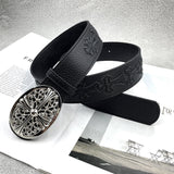 Chh Chrome Heart Belt Embroidery Belt Male