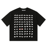 House Of Errors T-Shirt Eye of Truth Printed Short Sleeve Casual Loose T-Shirt
