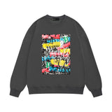 Purple Brand Sweatshirt Loose Crew Neck Sweater