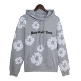 Denim Tears Hoodie Foam Kapok Letter Embroidery Hoodie Sweater