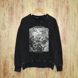 Purple Brand Distressed Sweatshirt Retro Vintage Crew Neck Sweater