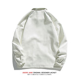 Men Jacket Spring Coat Men's Embroidery Loose All-Match Casual