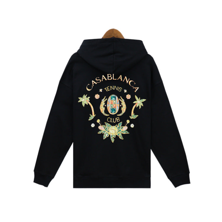 Casablanca Hoodie Summer Loose Cotton Sweater