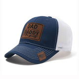 Trendy flat brimmed hat mesh breathable spring summer