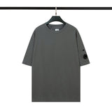 Cp Company T Shirts Men's Cotton Embroidered Casual Crew Neck