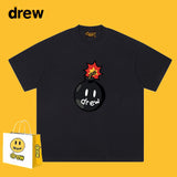 Drew T Shirts Short Sleeve T-shirt Loose Men