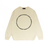 Purple Brand Long Sleeve T-Shirt Fashion Loose Long Sleeve Top