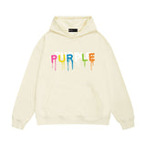 Purple Brand Hoodie Fashion Loose Hooded Sweater