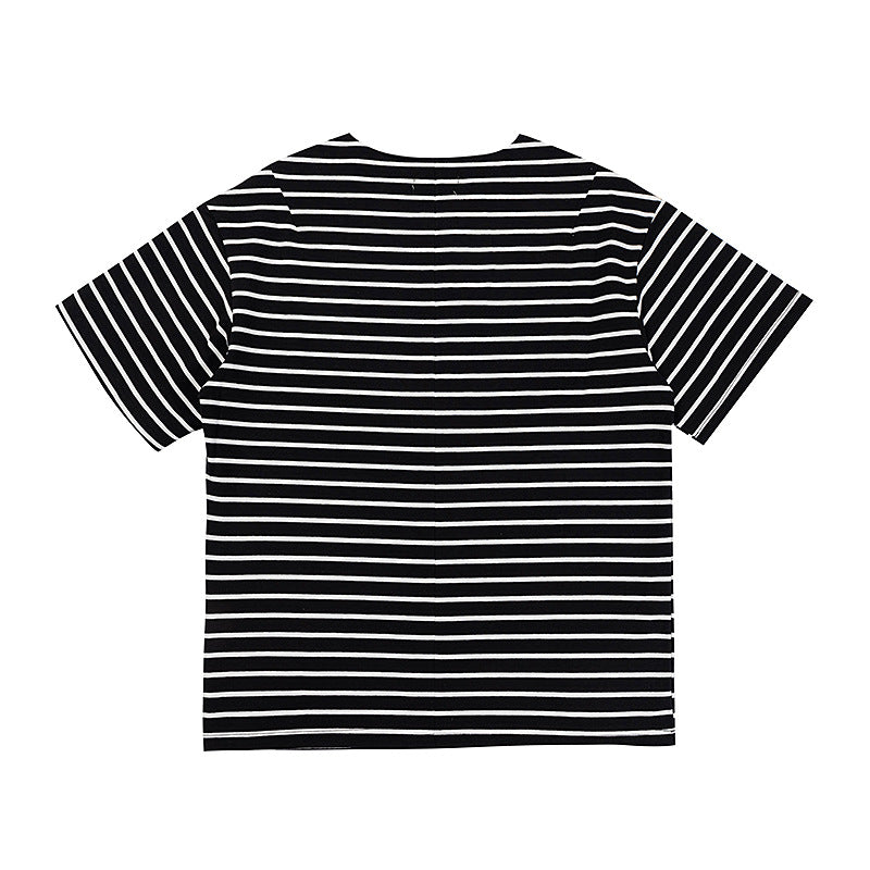 Fog Essentials T Shirts Spring/Summer FOG Season 6 Striped Crew Neck Short Sleeves