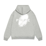 Purple Brand Hoodie Fashion Loose Hooded Sweater