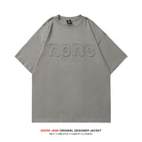Men T-shirt Summer Cotton Short Sleeve T-shirt Men's Loose All-Match
