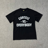 Corteiz T Shirt Short Sleeve Letter Double Yarn Short Sleeve