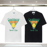 Casablanca T Shirts Fashion Casual Crew Neck Tee