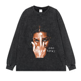 Asap Rocky T-Shirts Vintage ASAP Rocky Summer Short Sleeve T-Shirts Men and Women