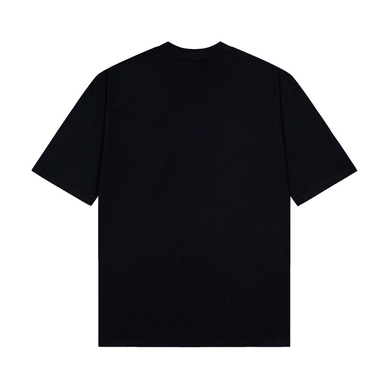 ERD T Shirts Short Sleeve Logo Cartoon Print Loose