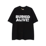 Gallery Dept T Shirts Short Sleeve Los Angeles Gallery Dept Male and Female Couples Wear Loose BF