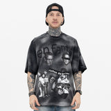ERD T Shirts Spring and Summer Binding Portrait Destruction Distressed