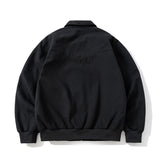 Mens Vintage Jackets Vintage Jacket Loose Locomotive Lapel Baseball Uniform