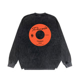 Purple Brand Distressed Long Sleeve Shirt Fashion Distressed Loose Long-sleeved Top