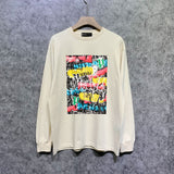 Purple Brand Long Sleeve T-Shirt Fashion Loose Long Sleeve Top
