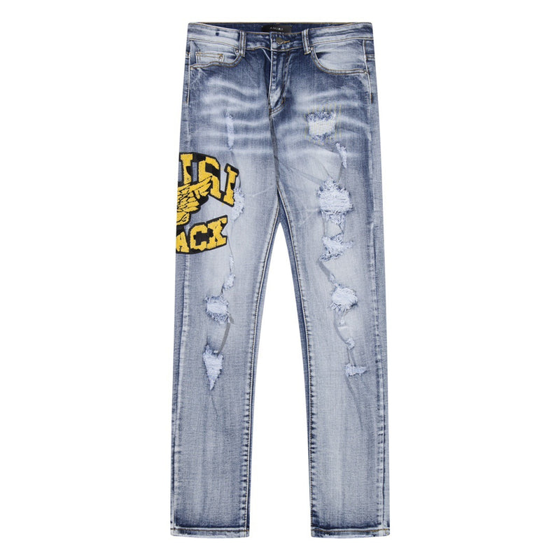 Amiri Jeans Slim Fit Stretch Ripped Jeans