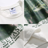 Men T-shirt Short Sleeve T-shirt Top Summer Half Sleeve Loose Casual