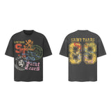 Men Vintage T-Shirts Saint Michael Tee Saint Tears