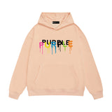 Purple Brand Hoodie Fashion Loose Hooded Sweater