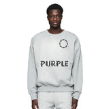 Purple Brand Sweatshirt Loose Crew Neck Sweater