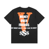 Vlone T Shirts Summer Fashion Brand Short Sleeve Vlone Loose Oversized T-shirt Men