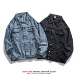 Men Jacket Spring Denim Jacket Men's Couple Loose Top