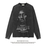 Nba Long Sleeve Shirt Cotton round Neck Men and Women
