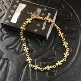 Chrome Heart Bracelet Cross Ornament