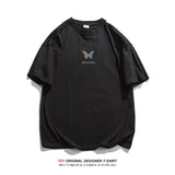 Men T-Shirts Loose Solid Color Short Sleeve T-shirt Men Summer Half Sleeve