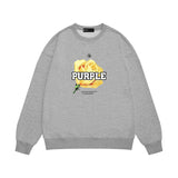 Purple Brand Sweatshirt Loose Crew Neck Sweater
