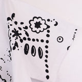 Denim Tears Shirt Full Graffiti Print Short Sleeve T-Shirt